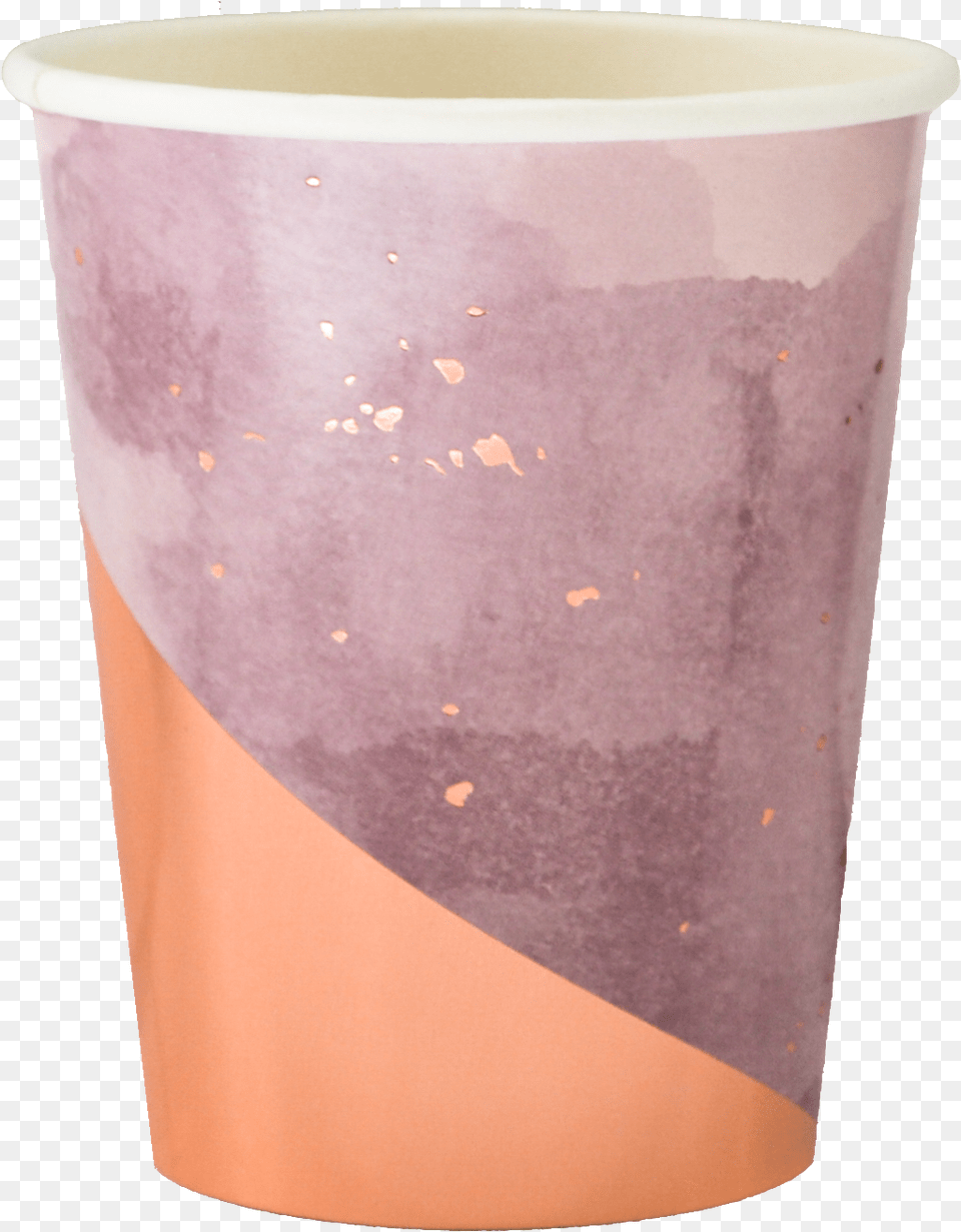 Amethyst Light Purple Watercolor Paper Cups, Cup, Pottery, Mailbox Free Transparent Png