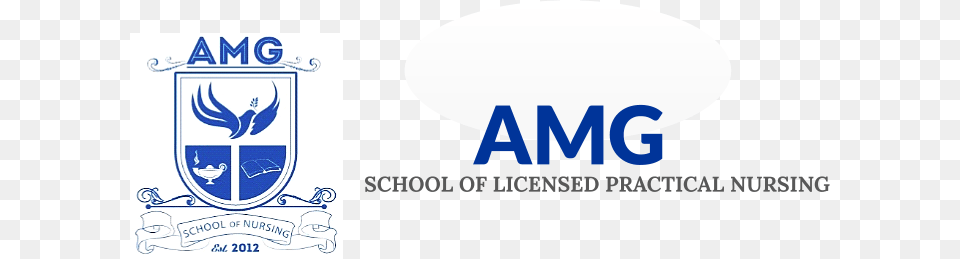 Amg School Of Lpn Llc Header Logo Driving School Business Card, Emblem, Symbol Free Png
