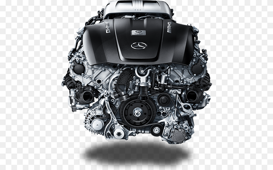 Amg V8 Engine, Machine, Motor, Motorcycle, Transportation Png
