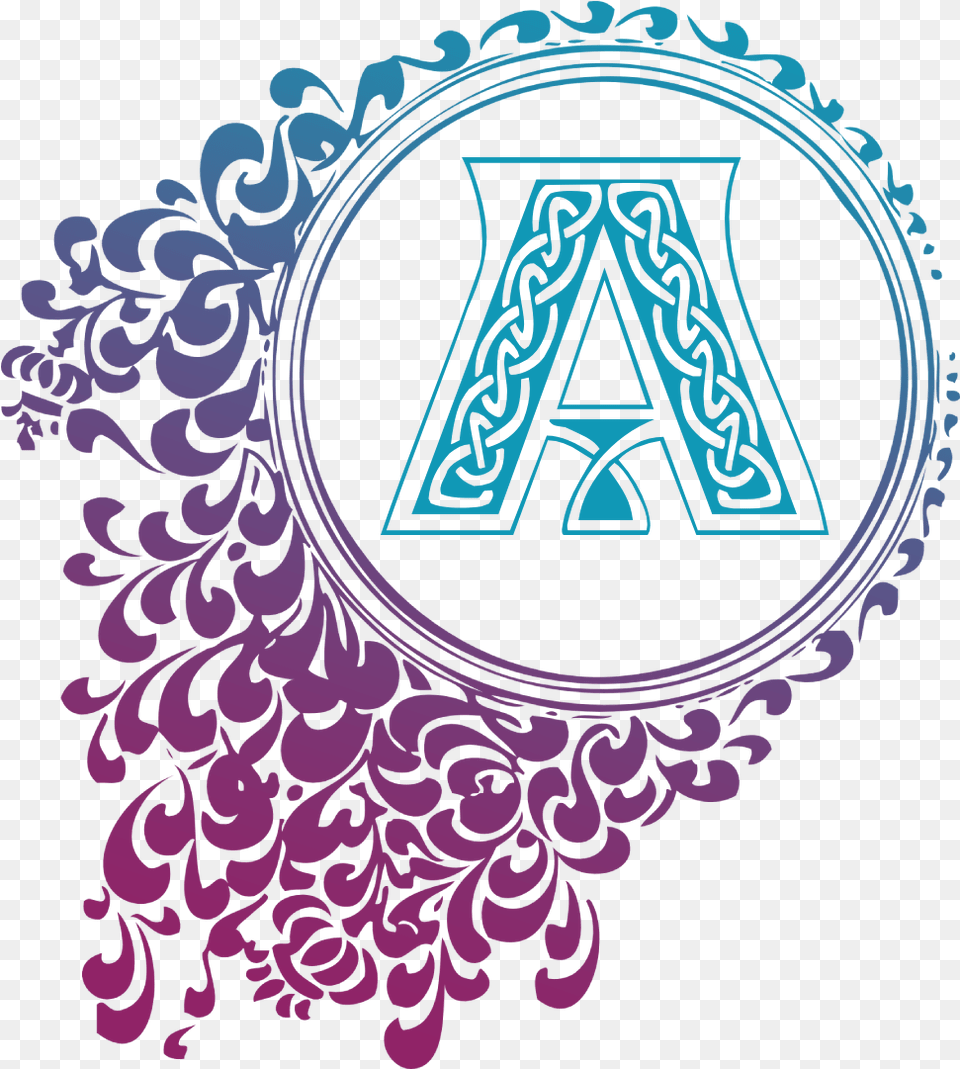 Ami Urban Logo Floral Circle Design, Art, Graphics, Pattern, Floral Design Free Png Download