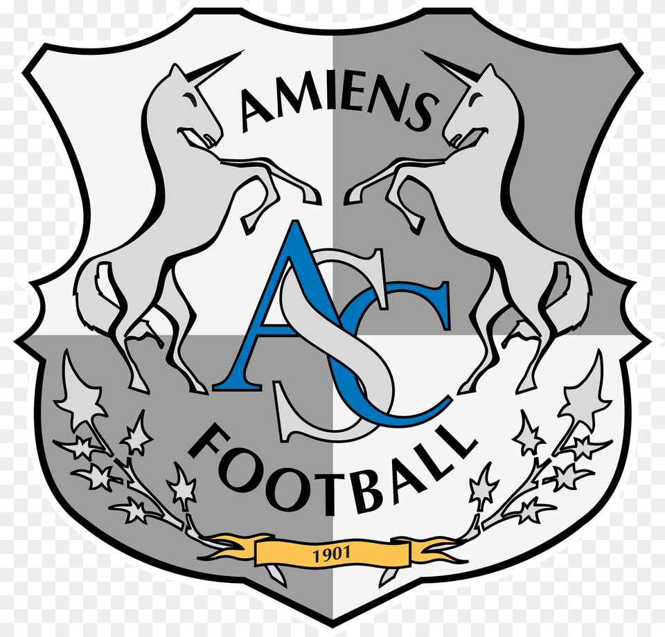 Amiens Sc Logo Logo Amiens Sc, Symbol, Emblem, Animal, Kangaroo Free Png