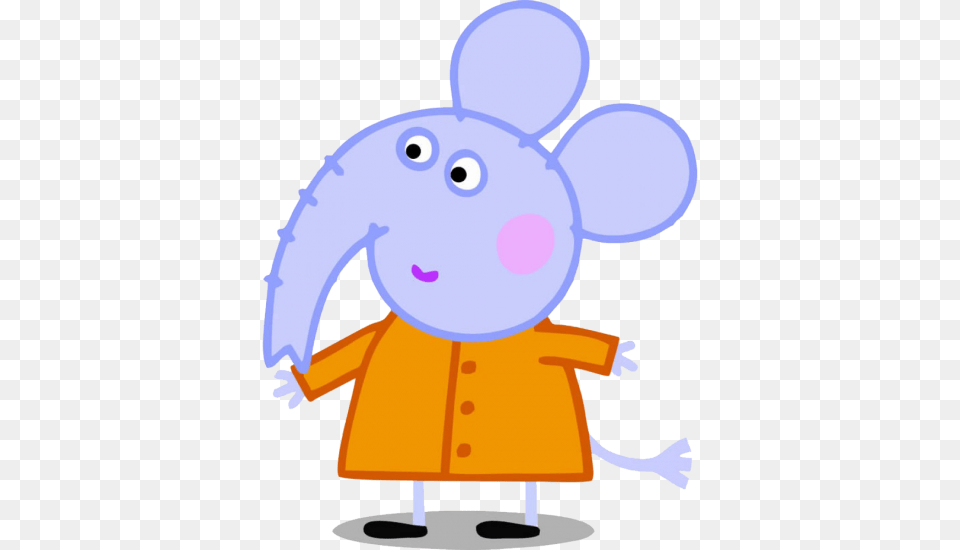 Amigos De Peppa Pig Elefante Emily Cartoon, Clothing, Coat, Baby, Person Png