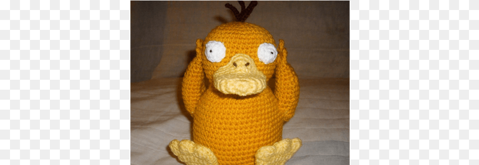 Amigurumi De Psyduck Amigurumi Pokemon Psyduck, Plush, Toy, Teddy Bear Png Image