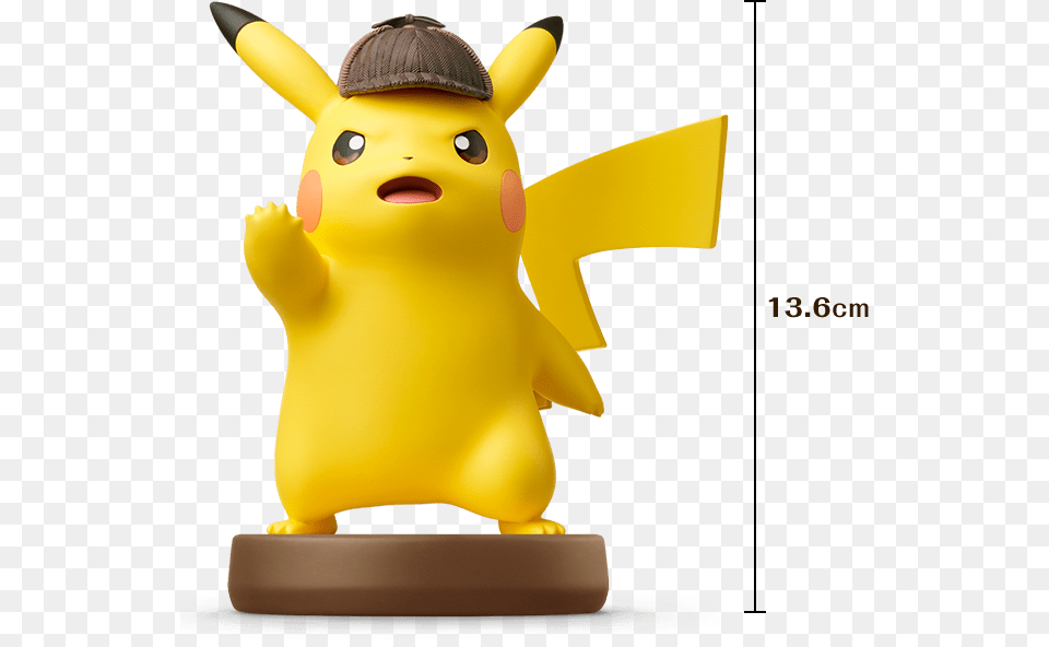 Amiibo 13 Pikachu Detective Amiibo, Figurine Free Png Download