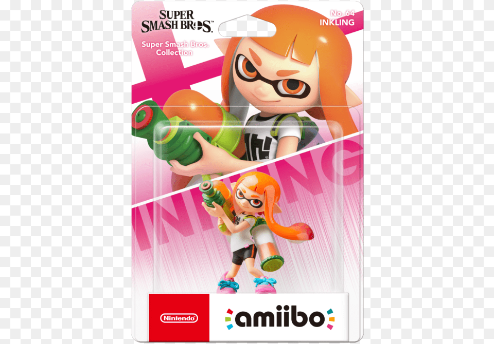 Amiibo Splatoon Super Smash Bros, Baby, Person, Toy, Face Free Transparent Png