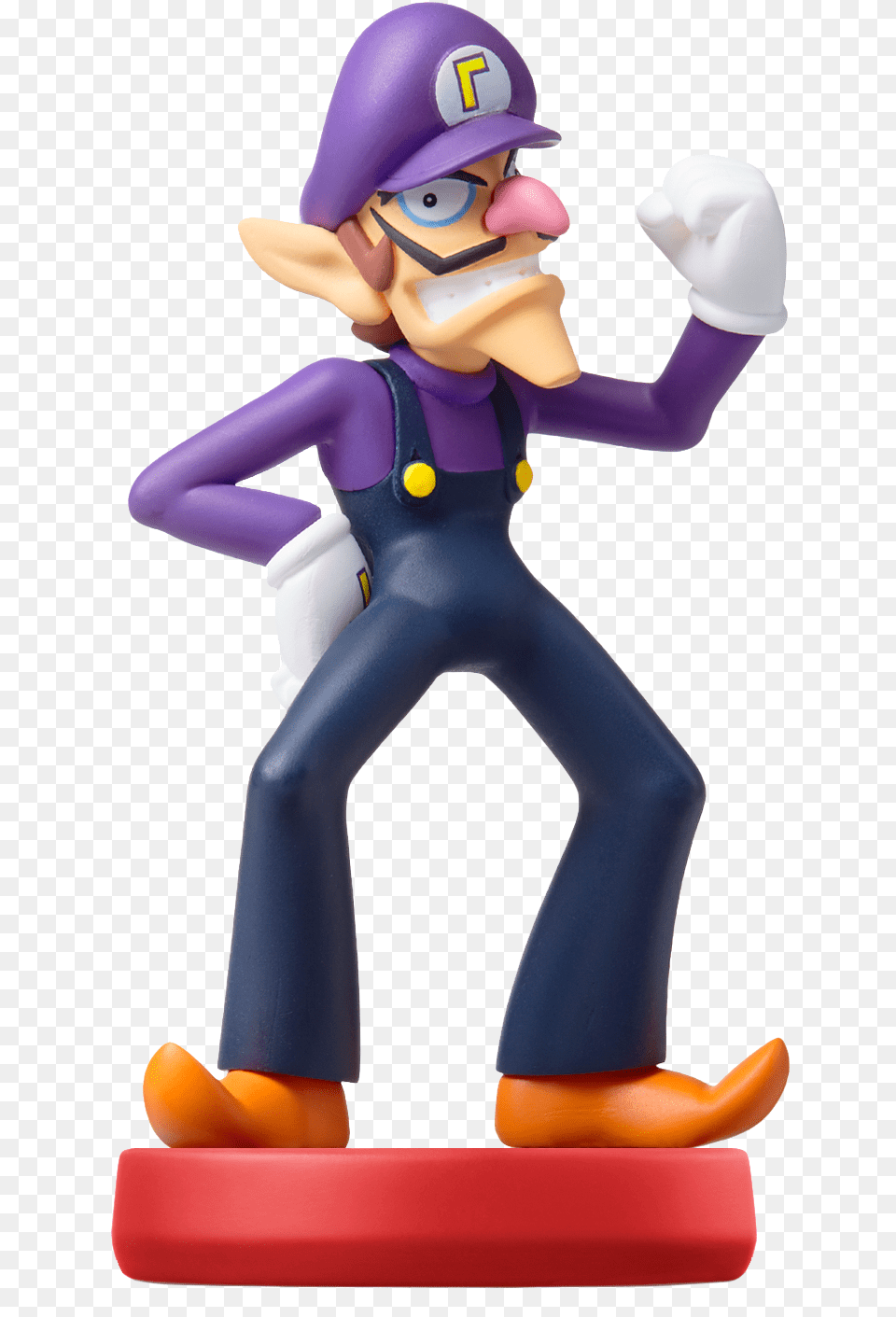 Amiibo Super Mario Waluigi, Figurine, Baby, Person, Face Png