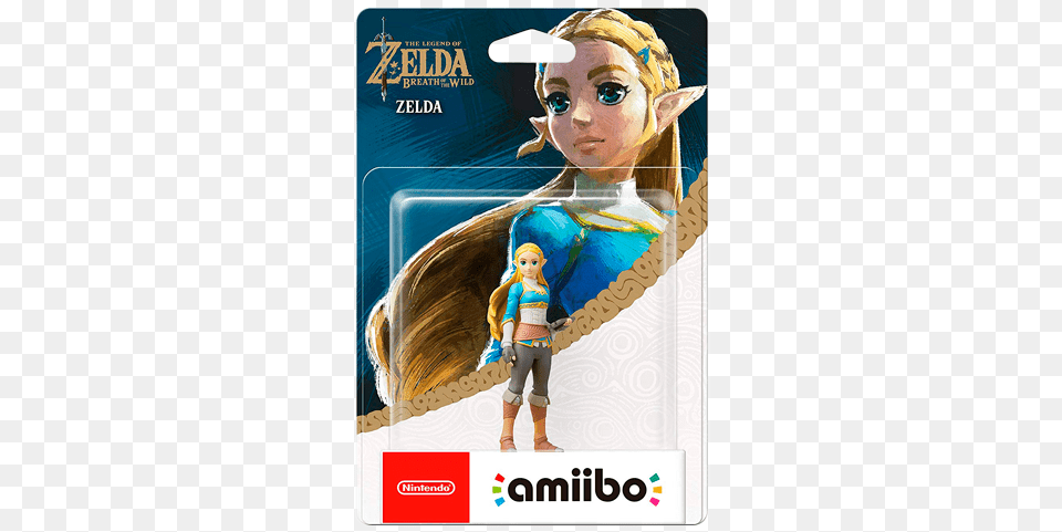 Amiibo The Legend Of Zelda Amiibo Zelda Figur The Legend Of Zelda Collection Breath, Figurine, Child, Female, Girl Png Image