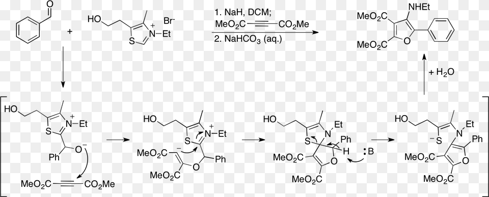 Aminofurans From Stetter Chemistry Diagram, Gray Png Image