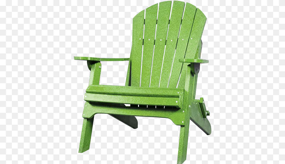 Amish Adirondack Poly Chair, Furniture Png Image