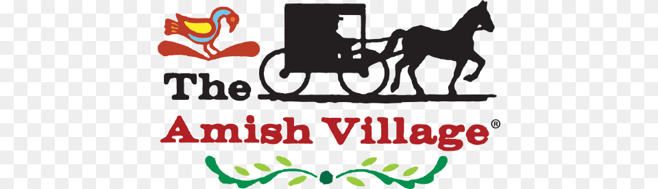 Amish Buggies The Amish Village, Machine, Wheel, Animal, Horse Free Transparent Png