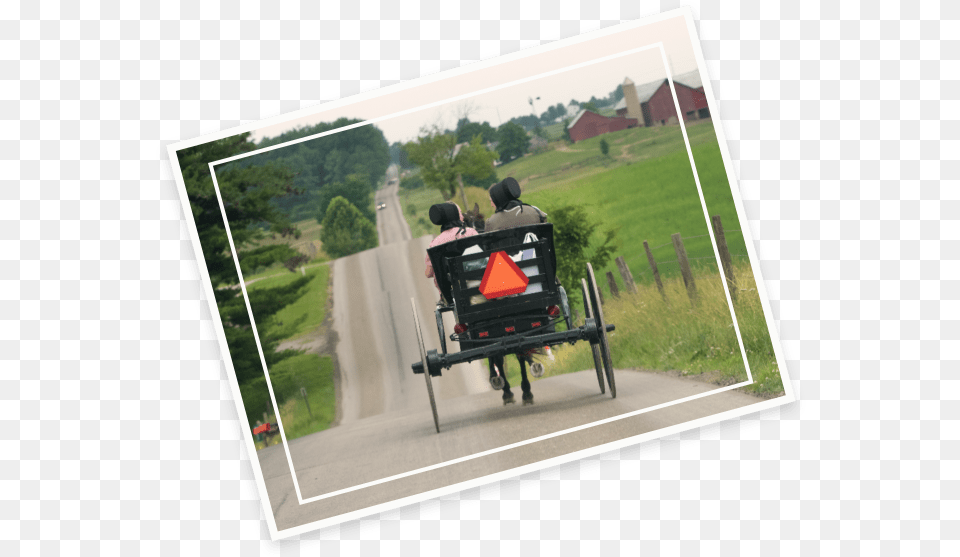 Amish Cart Photo Carriage, Person, Buggy, Transportation, Vehicle Free Png