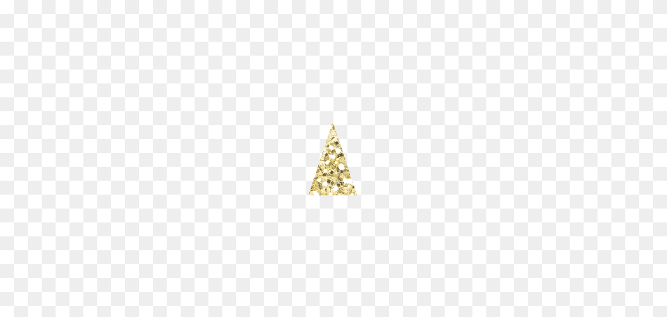 Amity Gold Glitter Bunting Banner Graphic, Triangle Png Image