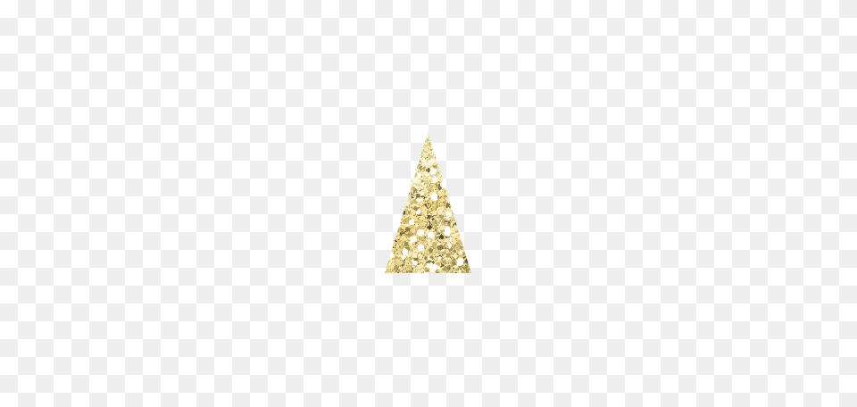 Amity Gold Glitter Bunting Banner Graphic, Triangle Free Png
