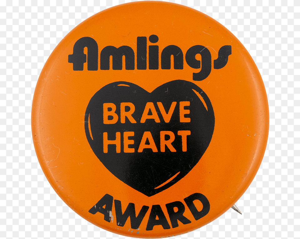 Amlings Braveheart Award Club Button Museum Circle, Badge, Logo, Symbol Free Png Download