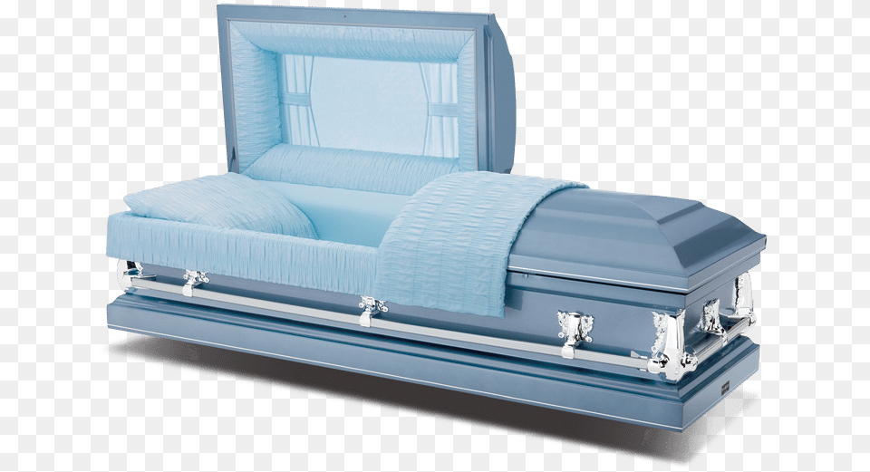Ammen Family Spectra Blue Casket Casket New Pointe Collections, Funeral, Person Free Png Download