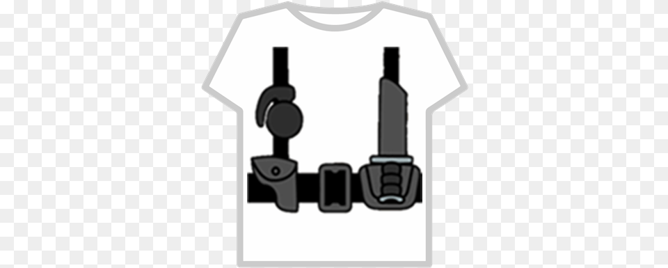 Ammo Utility Belttransparent Background Roblox Mario T Shirt Roblox, Clothing, T-shirt, Ammunition, Grenade Free Transparent Png