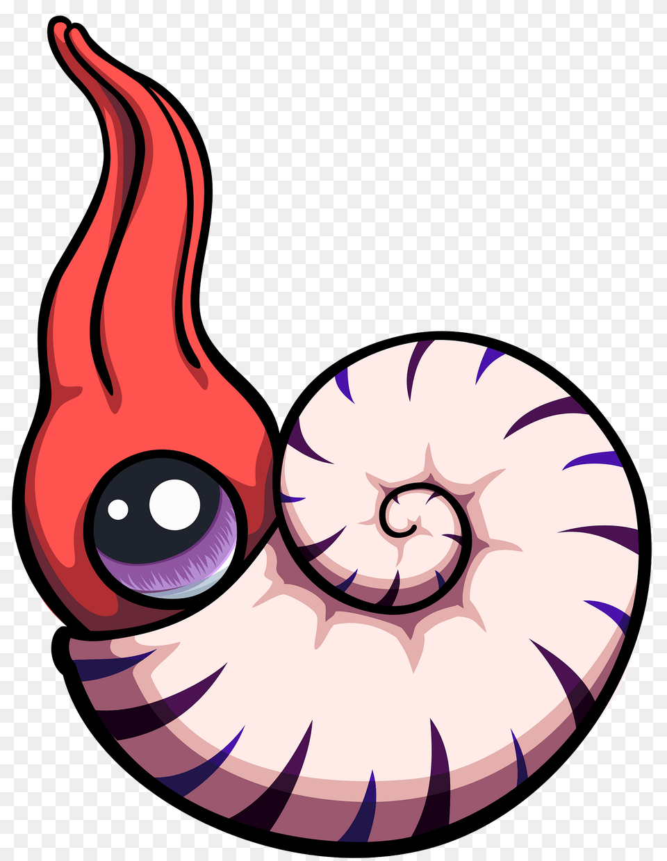 Ammonite Mollusk Clipart, Animal Free Transparent Png