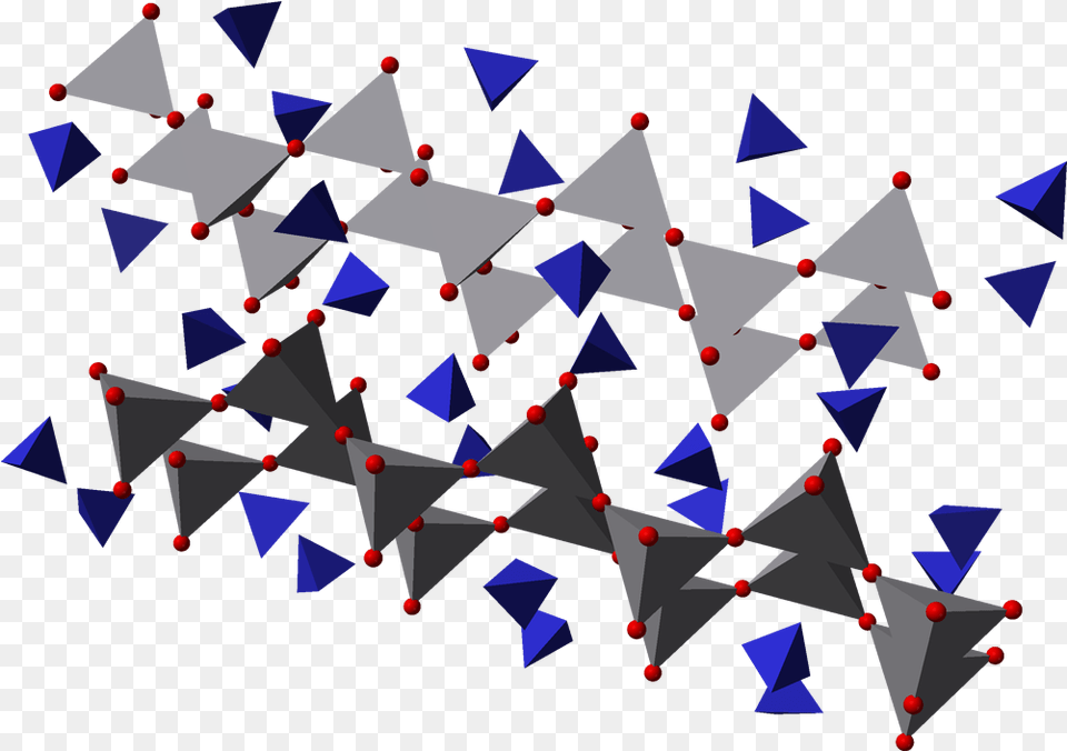 Ammonium Metavanadate 3d Polyhedra Triangle, Art Free Transparent Png