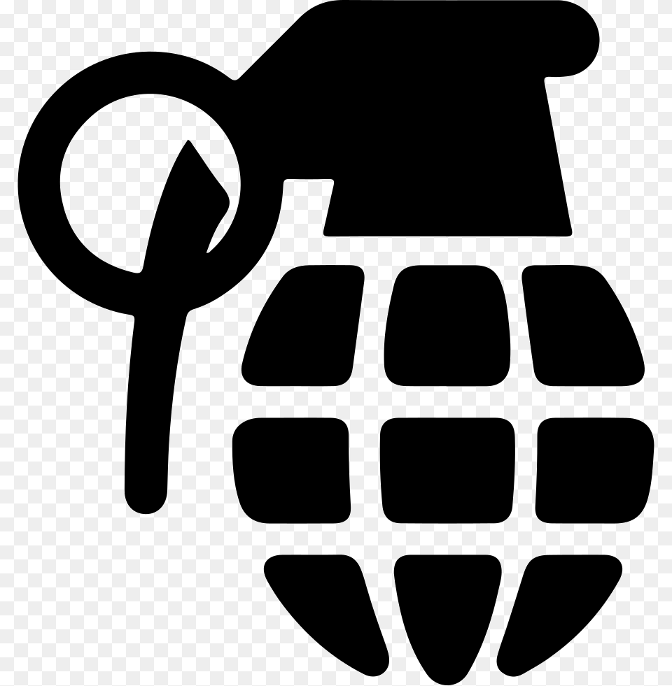 Ammunition Setting Grenade Icon, Weapon, Stencil Free Png