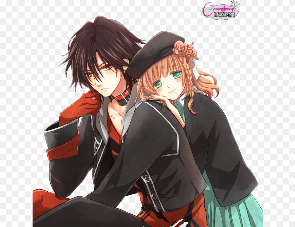 Amnesia Shin And Heroine Pngrender By Amuchan06 Anime Amnesia, Adult, Publication, Person, Female Free Png Download