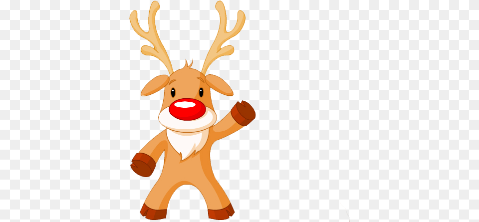 Amo A Shane Gray Cute Rudolph The Red Nosed, Animal, Deer, Mammal, Wildlife Free Png Download