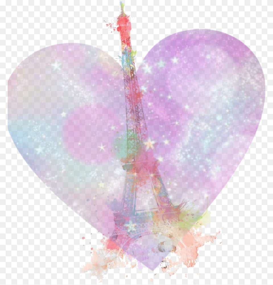 Amo La Torre Eiffel, Purple, Heart Free Png
