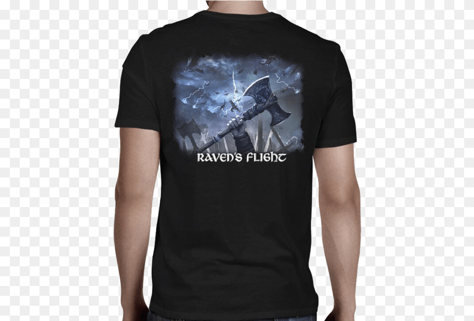 Amon Amarth Ravens Flight Shirt, Clothing, T-shirt, Weapon, Device Free Png