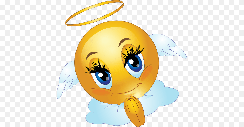 Amongst The Other Facebook Emoticons The Angel Is Used, Animal, Fish, Sea Life, Shark Free Png Download