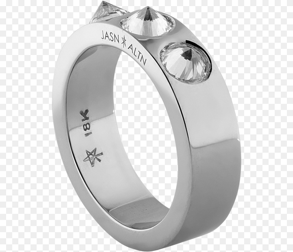 Amor Fati 3 Inverted Wide Diamond Band Pre Engagement Ring, Accessories, Jewelry, Platinum, Silver Free Transparent Png