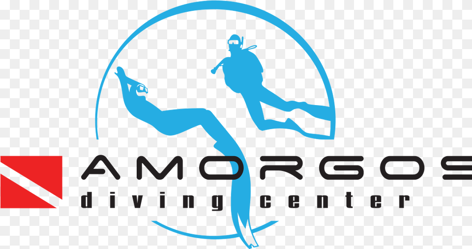 Amorgos Diving Center Logo, Person, Leisure Activities, Sport, Swimming Free Transparent Png