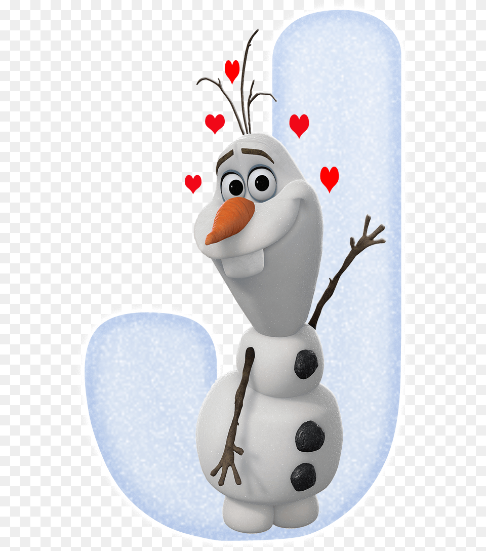Amoroso Alfabeto De Olaf Olaf Elsa, Nature, Outdoors, Winter, Snow Free Png Download
