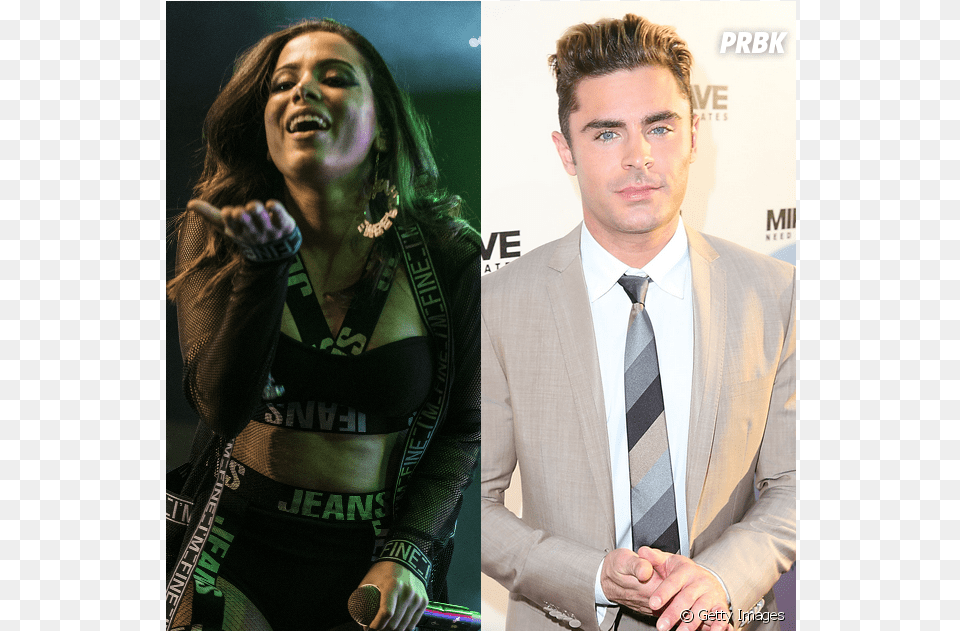 Amos Anitta E Zac Efron Esto Solteiros Zac Efron, Accessories, Tie, Suit, Person Png