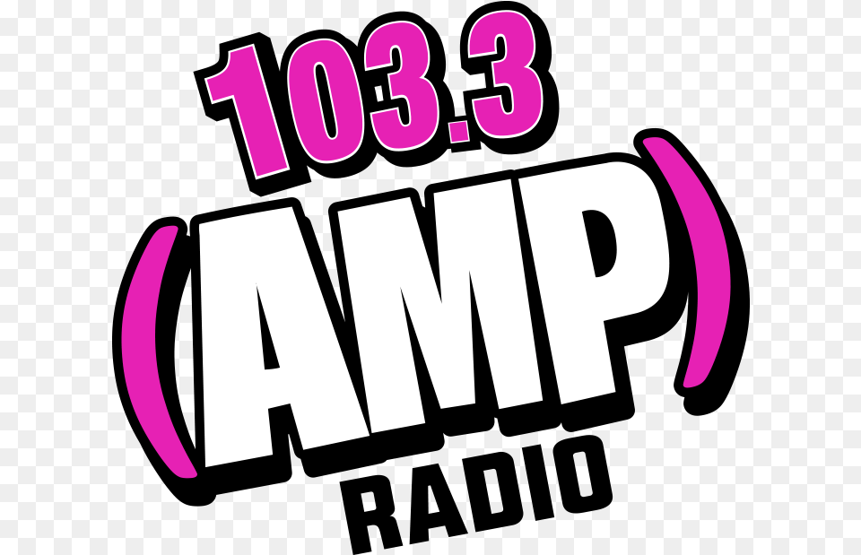 Amp Radio 2018 1033 Amp Radio Logo, Purple, Text Free Png Download