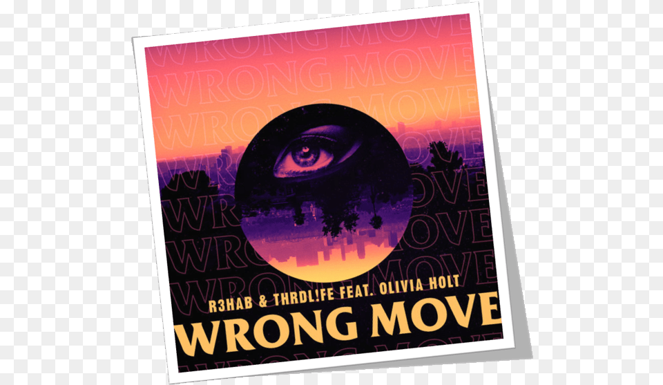 Amp Thrdl Fe Wrong Move Single Poster, Advertisement, Book, Publication, Face Free Png