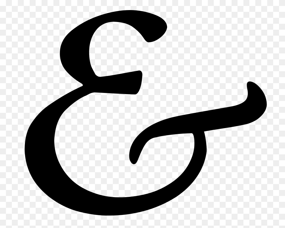 Ampersand, Gray Free Png Download
