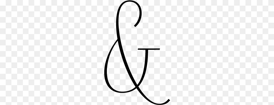 Ampersand, Gray Free Transparent Png