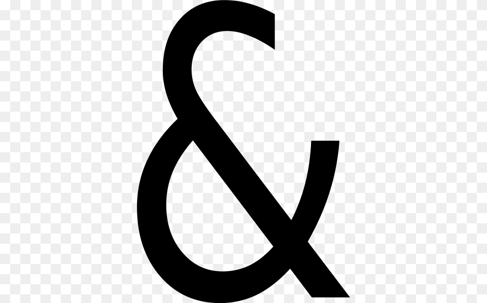Ampersand Clip Art, Alphabet, Symbol, Text, Smoke Pipe Free Png Download