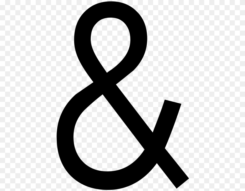 Ampersand Symbol Sign Royalty Payment, Gray Free Png Download