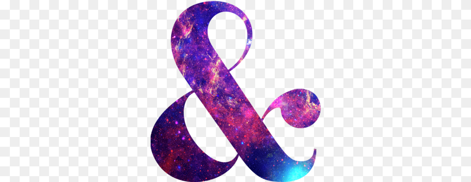 Ampersand Galaxy In White Background Ampersand Galaxy, Alphabet, Symbol, Text, Nature Png Image