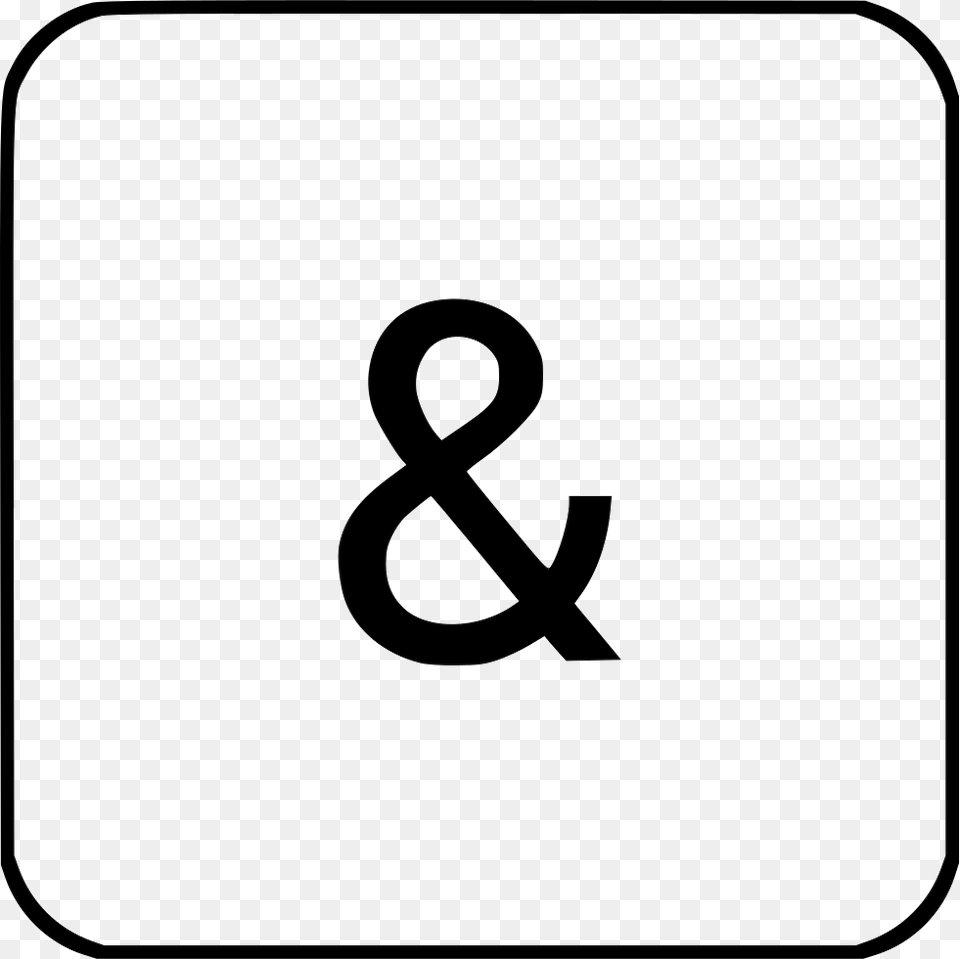 Ampersand Virtual Keyboard Sign Logic Element Icon, Alphabet, Symbol, Text Free Png