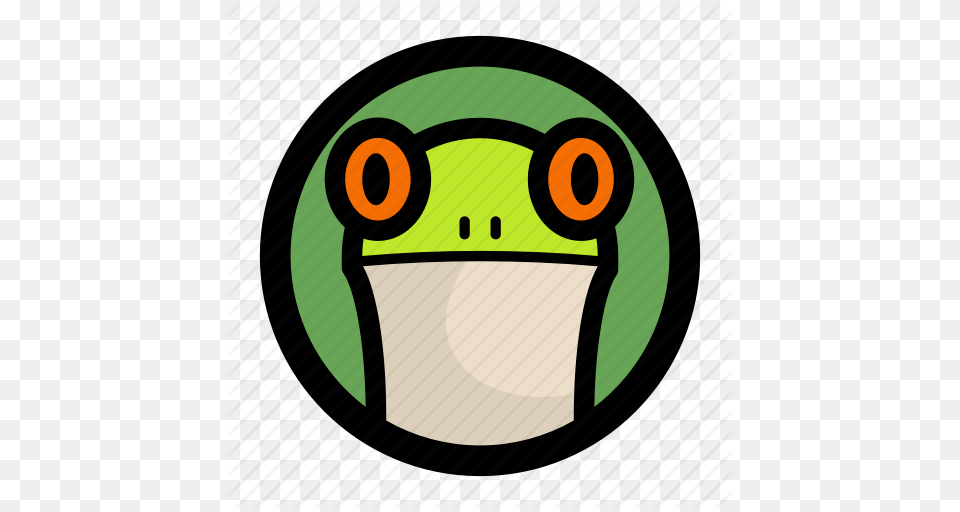 Amphibian Animal Face Frog Toad Icon, Green, Photography Free Transparent Png