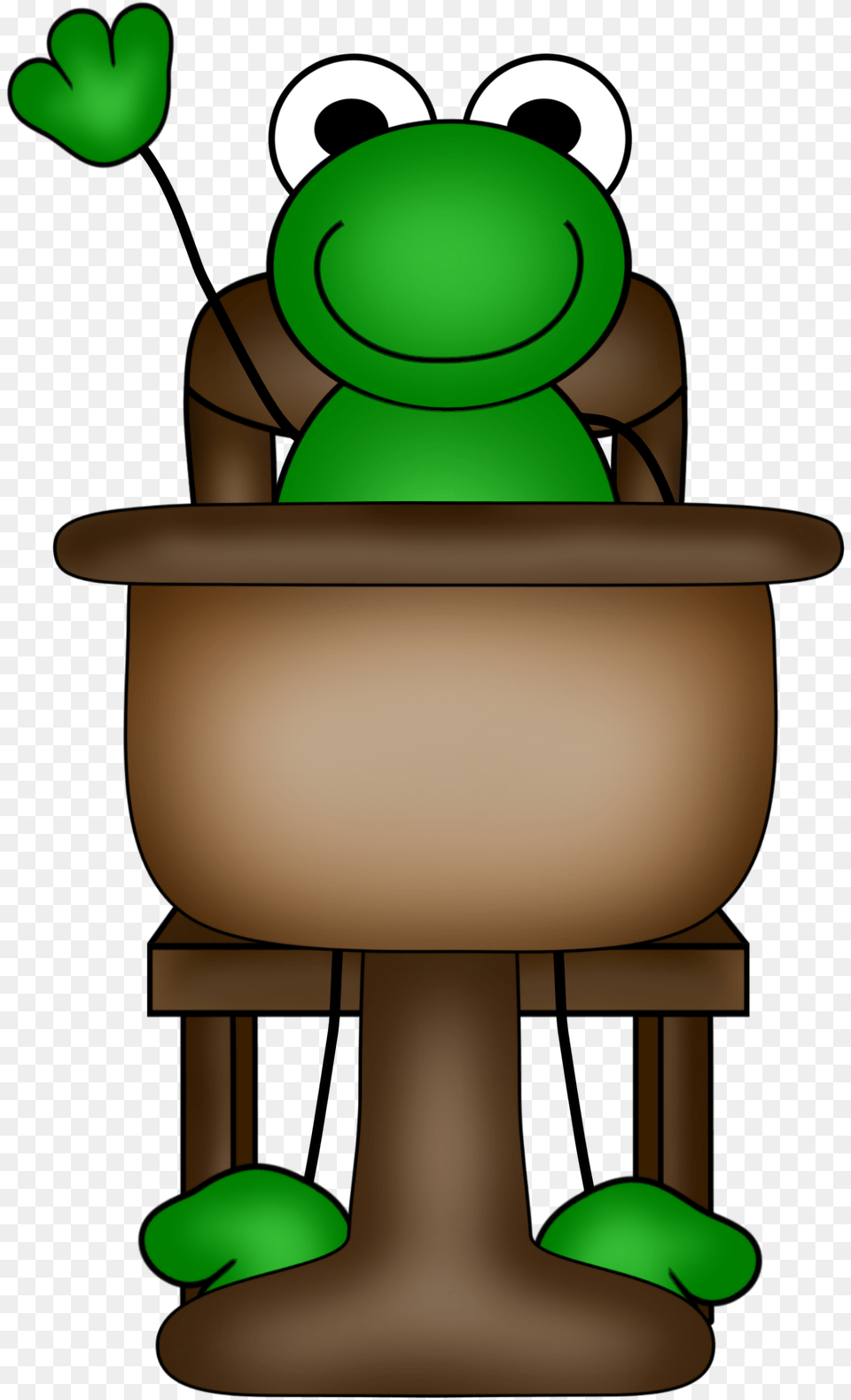 Amphibian Clipart Teacher Frog School Clipart, Green Free Png Download