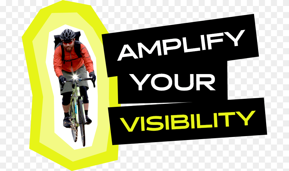 Amplify Your Visibility Cycling, Adult, Person, Man, Male Free Transparent Png
