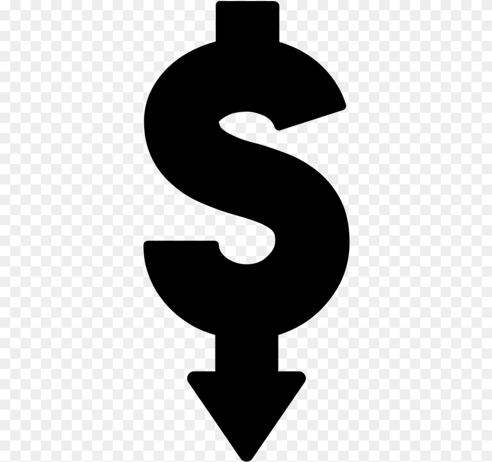 Ampnbsp Ampnbsp Ampnbsp Ampnbsp Ampnbsp Ampnbsp Ampnbsp Dollar Sign Down Arrow, Gray Png