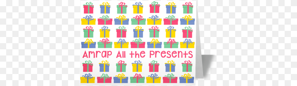 Amrap The Presents Card Gift, Text Png Image