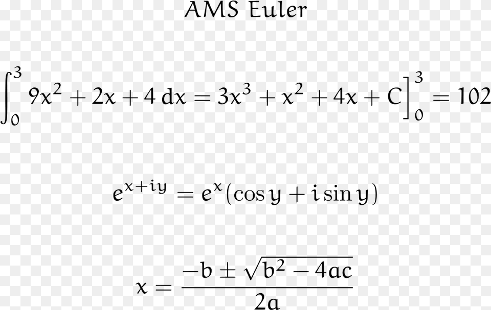 Ams Euler Sample Math Maths Euler, Gray Png