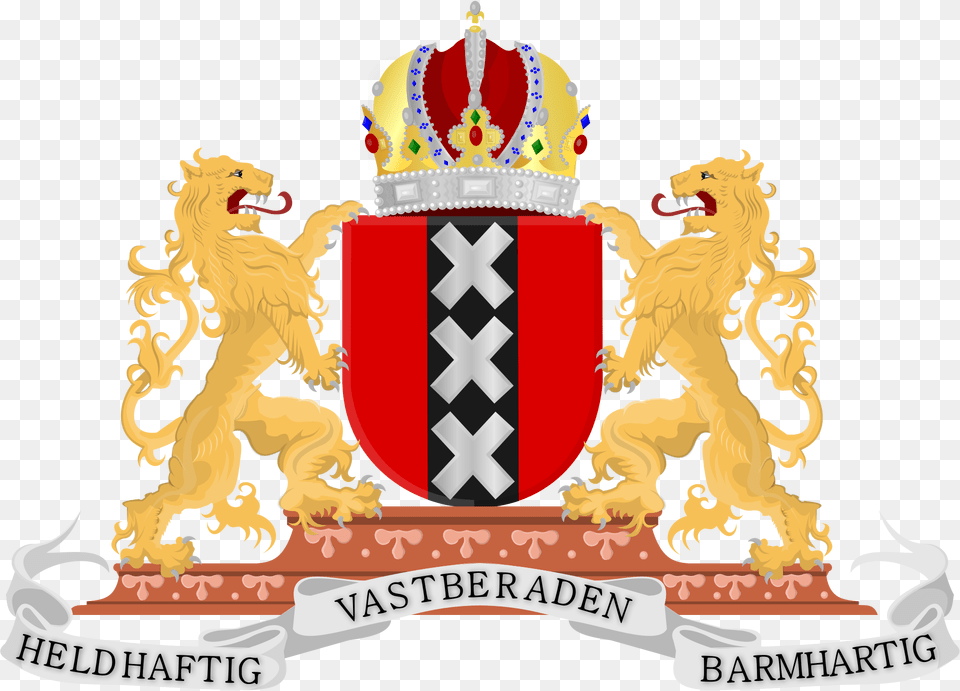 Amsterdam Coat Of Arms, Emblem, Symbol, Accessories, Jewelry Free Png