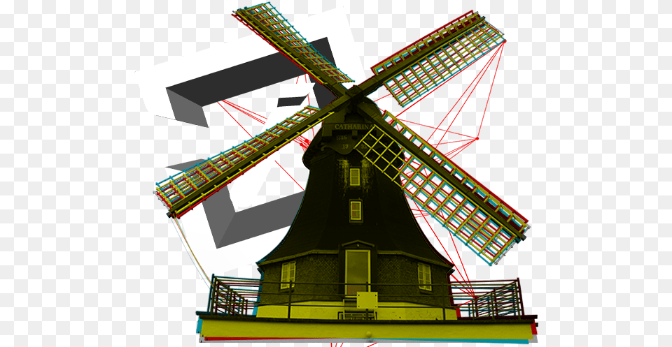 Amsterdam Event Windmill, Machine, Motor, Engine, Outdoors Png