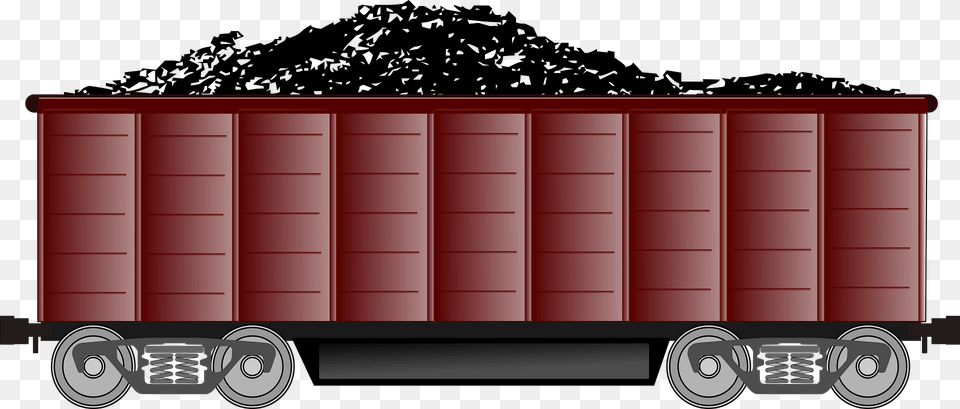 Amt Wagon Coal Clipart, Shipping Container, Railway, Transportation, Vehicle Png Image