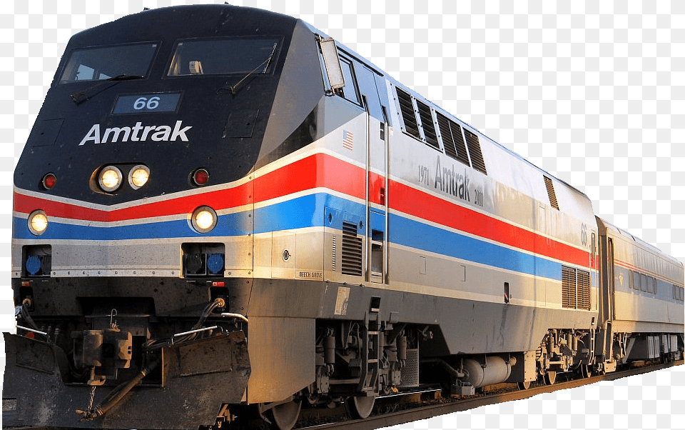 Amtrak Train, Locomotive, Railway, Transportation, Vehicle Free Transparent Png